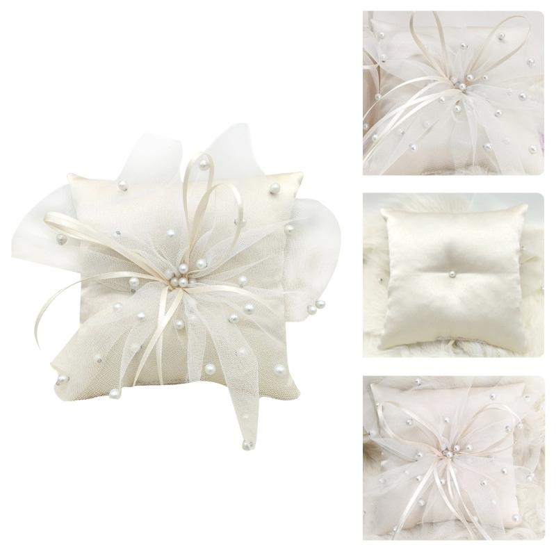 31BB Handmade Pearls Cushion W - Ring Bearer Pillow review and price