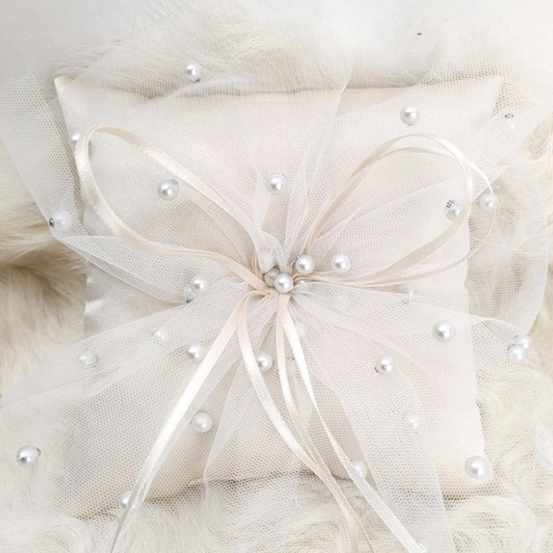 31BB Handmade Pearls Cushion W - Ring Bearer Pillow review and price