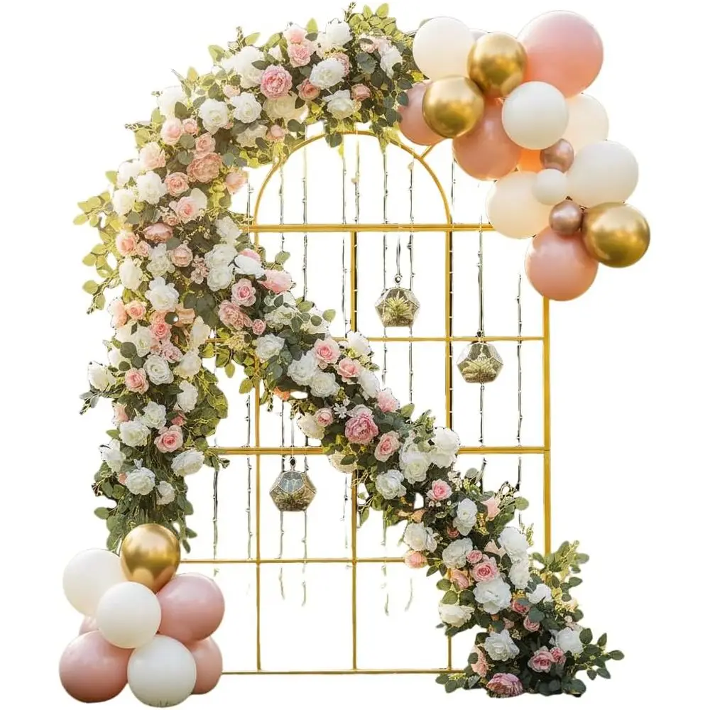 Gold Metal Wedding Arches, 6.5 - Wedding Balloon Arch review and price