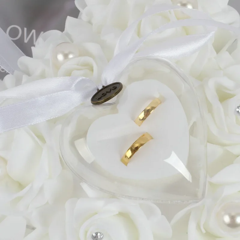 White Ring Bearer Pillow Cushi - Ring Bearer Pillow review and price