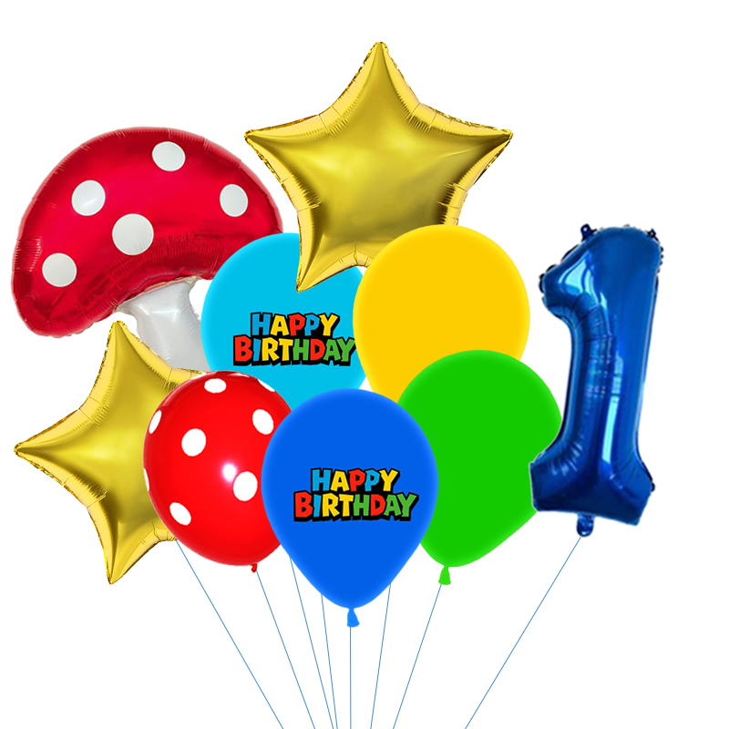 Red Blue Green Yellow Mushroom - Wedding Superstar review and price